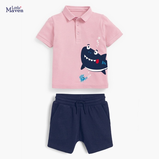 Boys 2 Pcs  Little Maven g set Outfit