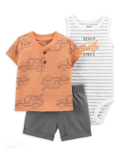 Carter's Baby Boys 3pcs Set Outfit