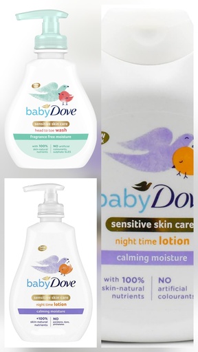 Baby Dove Sensitive Skin Care Wash/Lotion