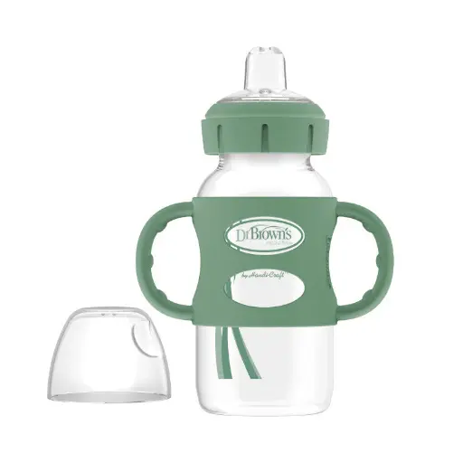 Dr Brown Sippy Bottle with silicon handle