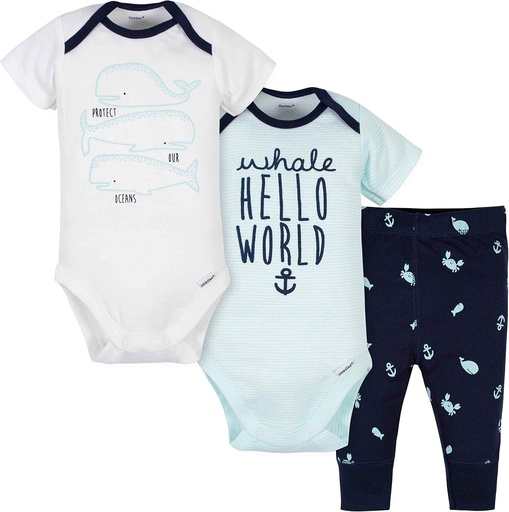 Gerber 3Pcs  boys Body Suits