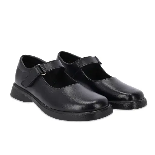 Girls Black School Shoes